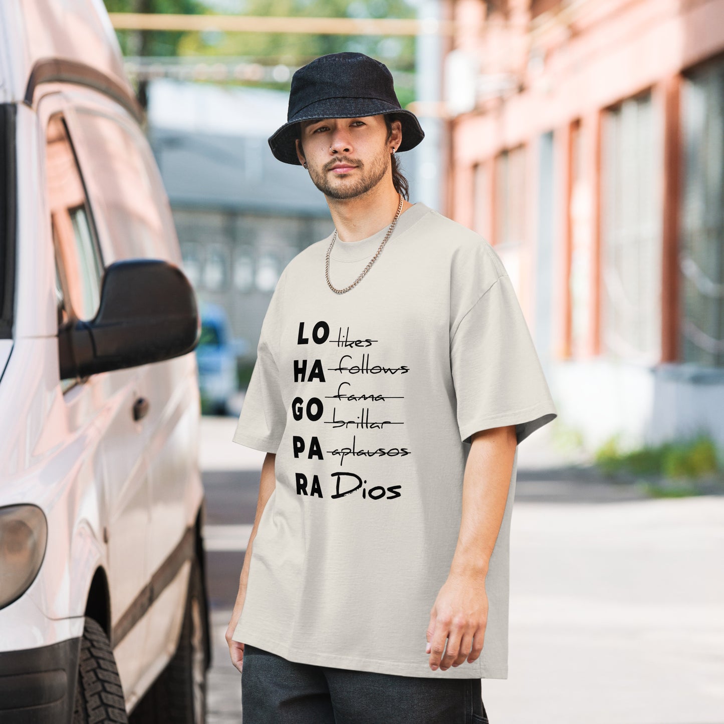 LO HAGO PARA DIOS | OVERSIZED T-SHIRT | UNISEX